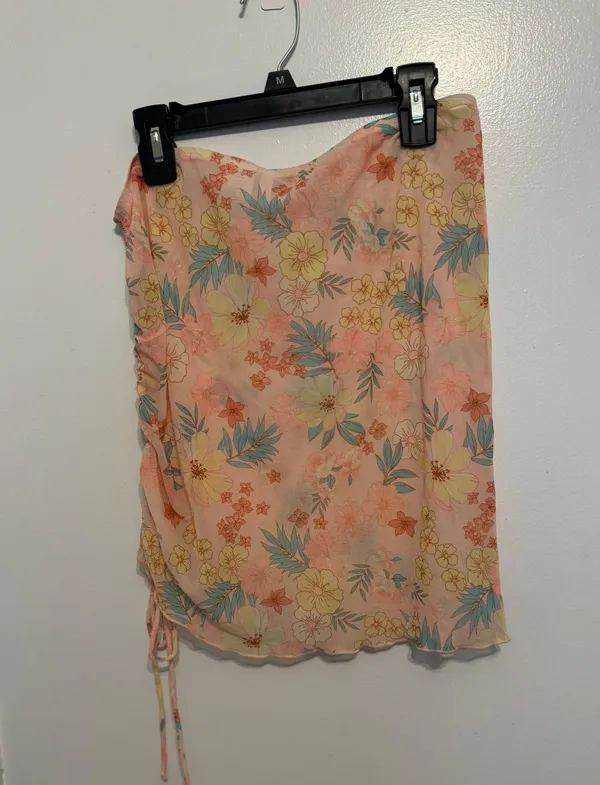 Celebrity Pink Ruched V-Neck One Piece Swimsuit Size XL - Image 8