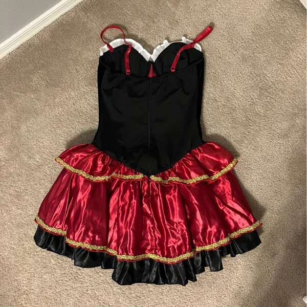 Spirit Little Red Women's Red and Black Costume Dress with Hooded Cape - Image 13