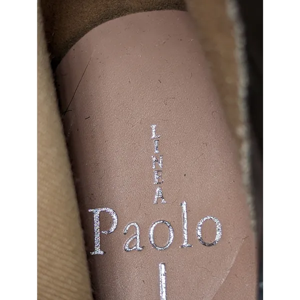 Linea Paolo Moto Boot 5.5 Snakeskin Print Lace Up‎ Ankle Boots Combat Booties - Image 14