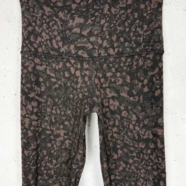 Lululemon Align Pants II 25" Wild Thing Camo Brown Earth Multi Yoga Size 4 - Image 6