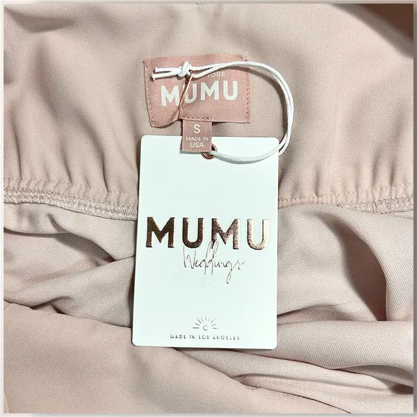 Show Me Your Mumu Faith Maxi Dress Dusty Blush Pink Side Slit Homecoming Formal‎ - Image 8
