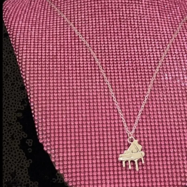 Piano Necklace Sterling Silver Music Festival - Image 6