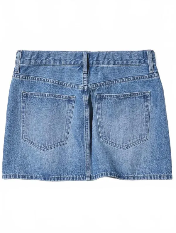 Uniqlo Denim Mini Skirt NWT Blue Medium - Image 3