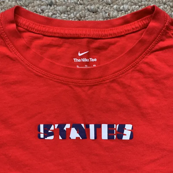 NIKE USA Women’s Soccer “States” Oversized Boxy Crop Top Size XL - Image 9