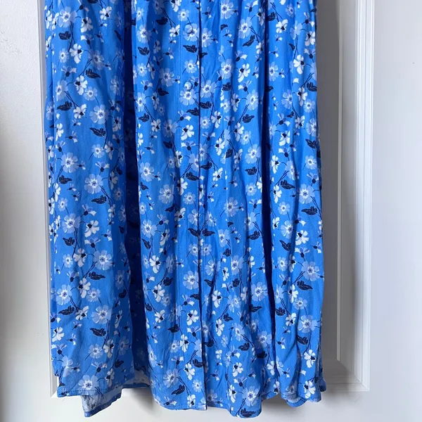 Yumi‎ Kim Ray of Light Blue Spring Floral Maxi Dress Size 6 – Feminine & Flowing - Image 5