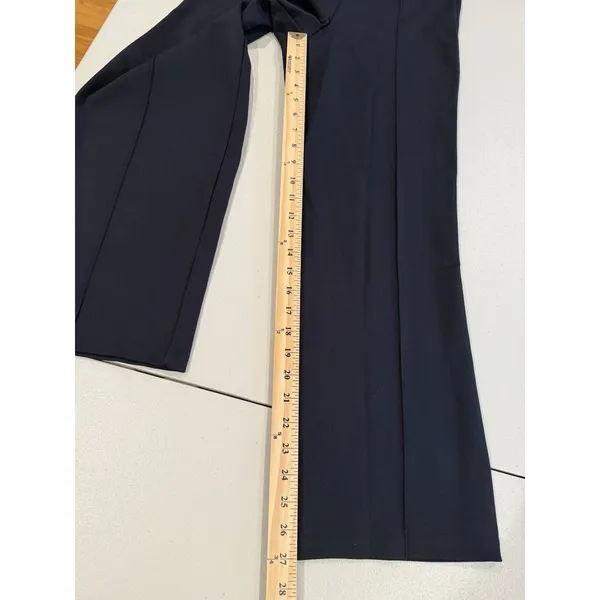 Old Navy Stevie Straight Leg Pants Womens Small Navy Elastic Minimal Travel Work - Image 5