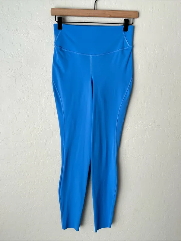 Lululemon base pace leggings brushed nulux for cold weather 6 blue Nile - Image 7