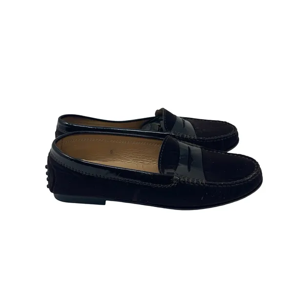 Tod’s Gommino Loafers in Chocolate Brown velvet sz 38 US 7 - Image 2