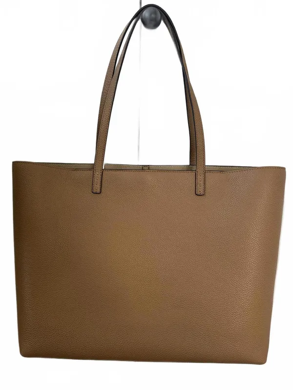 Tory Burch McGraw Leather Tote in Tiramisu Brown NWT - Image 5