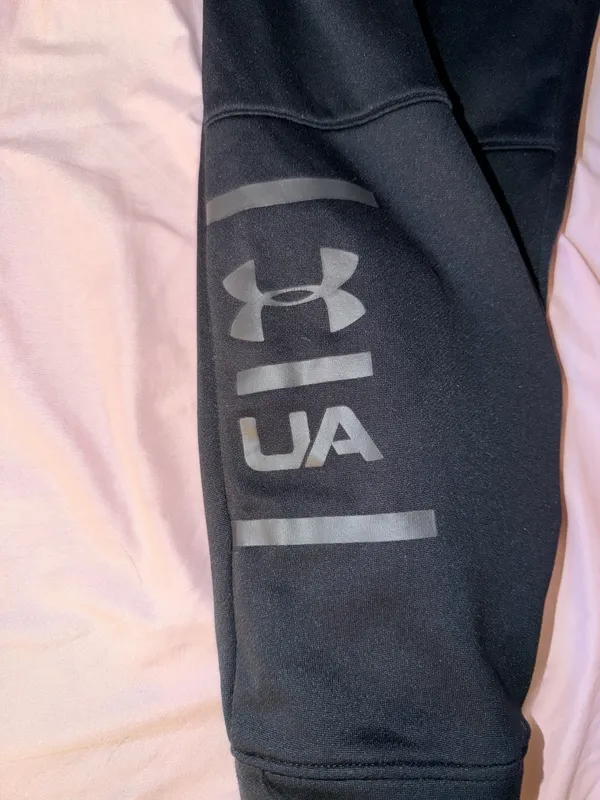 Black Under Armour Sweatpants - Image 2