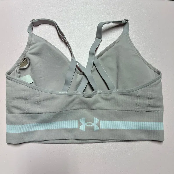 Under Armour Compression Sports Bra Womens Large Activewear Gym Training Workout - Image 3