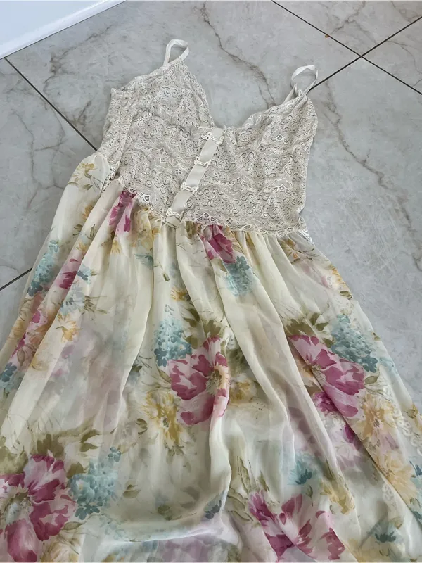 Vintage Victoria's Secret Collection Floral Slip Dress Size Large - Image 2