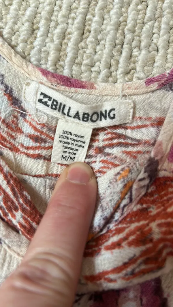 Billabong Boho Mini Dress M - Image 4