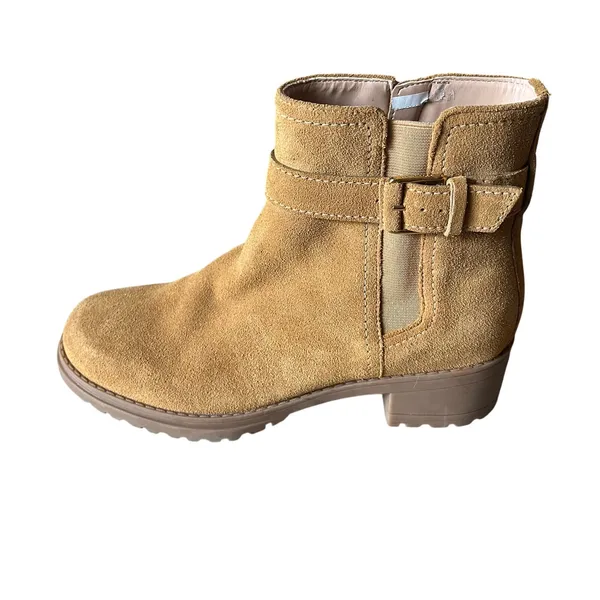 Cole Haan Catherine Ankle Bootie Waterproof Brown Suede Leather Women's 7.5‎ - Image 7