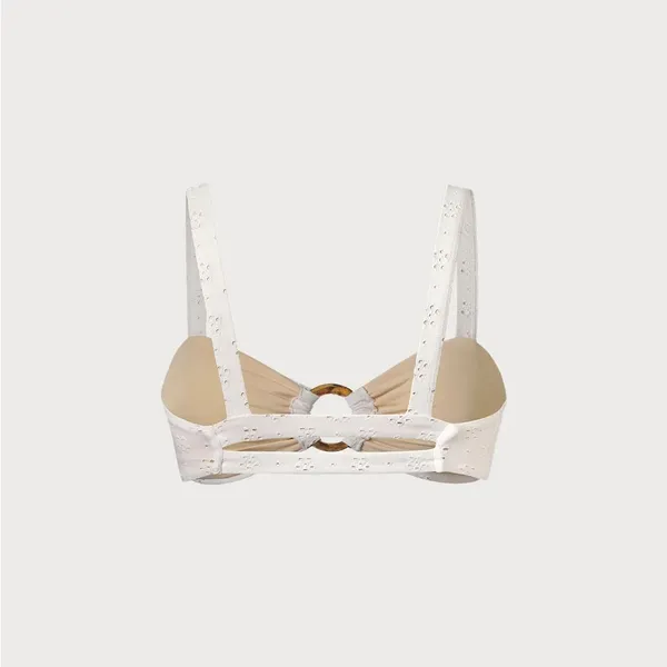 BERLOOK Ruched Floral Cutout Bikini Top ONLY 59 - Image 6