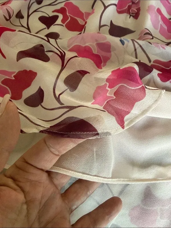 Kate Spade Nouveau Bloom Silk Shell Blouse Medium - Image 5