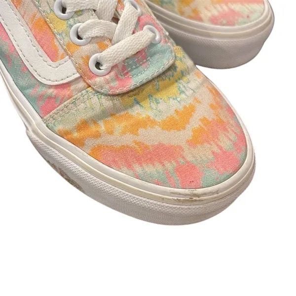 Vans Old Skool Womens Sneakers Size 6.5 Multicolor Psychedelic Tie Dye - Image 9