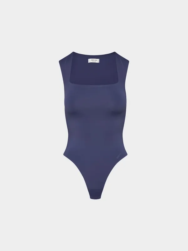Aritzia Original Contour Esteem Bodysuit navy blue size Small - Image 15