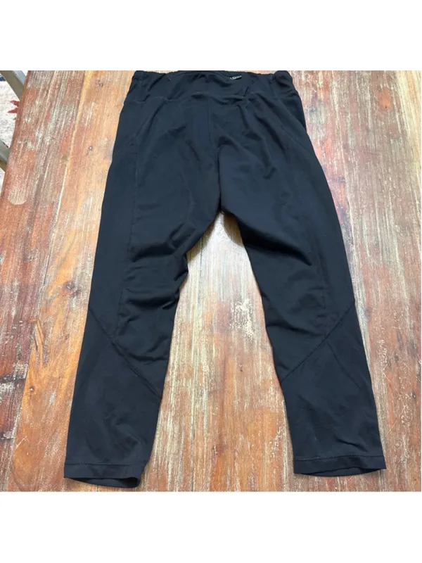 Nike Dri Fit Cropped Leggings Women's Medium Black - Image 7