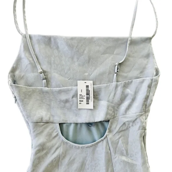 South Moon Under Blue Slip Dress Size XS NEW A Love Like You Mini Dress - Image 5