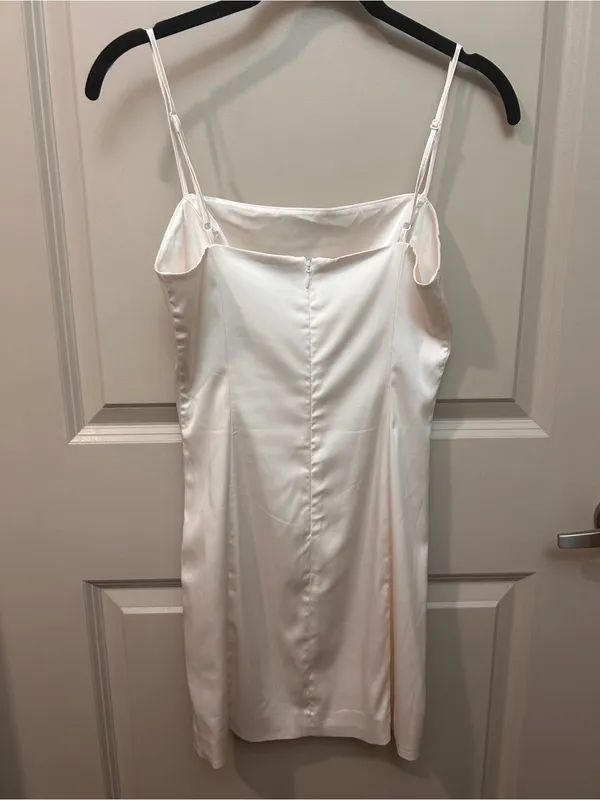 Aritzia Shimmer Dress Light Birch - Image 3
