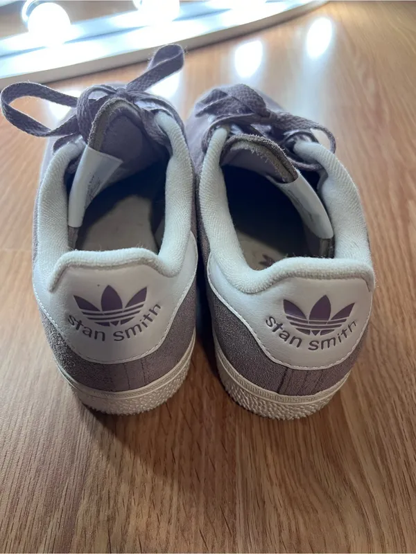 Women Adidas Stan Smith CS Classic Casual Shoe / Purple - Image 2