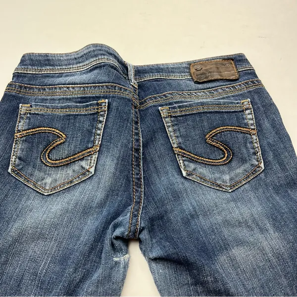 Silver Jeans‎ Co. Aiko Bootcut Size 28 Waist Womens Blue Denim Jeans *FLAWED - Image 12