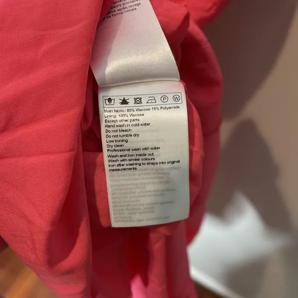 Ba&sh‎ Linda Midi Dress in Jelly Pink Sz 0 - Image 9