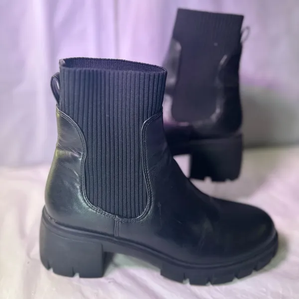 Steve Madden Black Ankle Booties - Image 3
