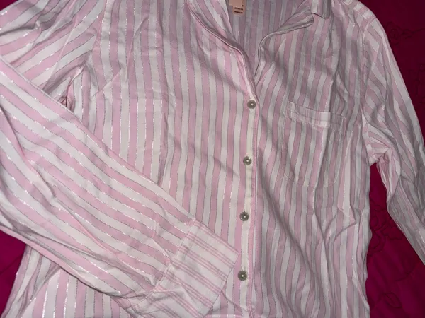 Pink Stripe Pajamas Set - Image 3
