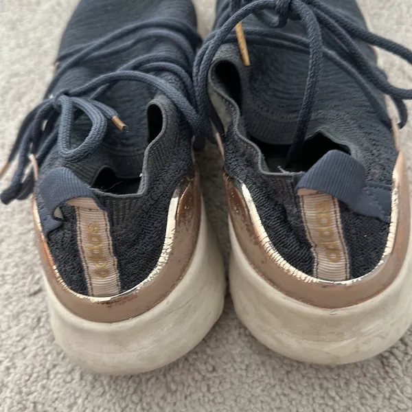 Addidas blue fabric sneakers - Image 3