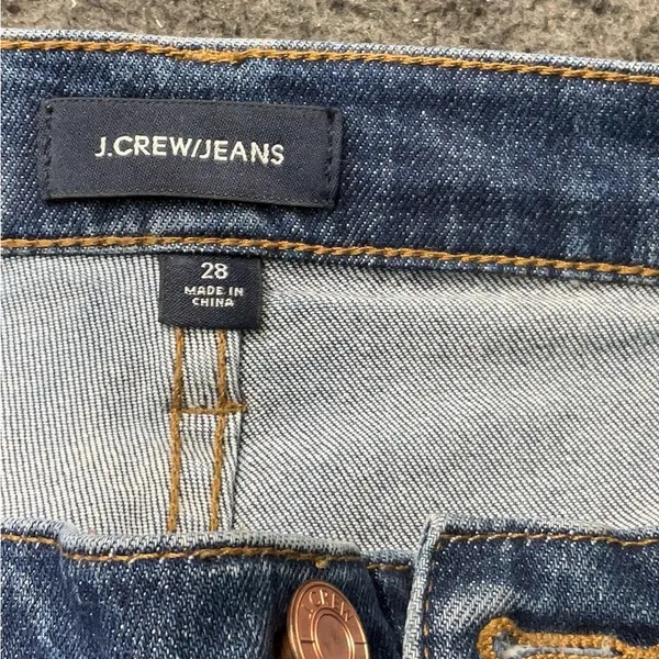 J. Crew Straight Leg Blue Jeans - 28 - Image 3