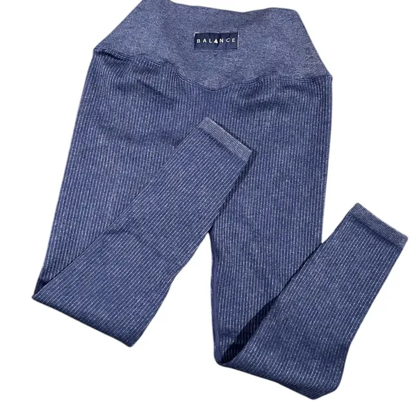 Balance Athletica (Vitality) Nylon Sapphire Channel Ribbed Legging S - Image 5