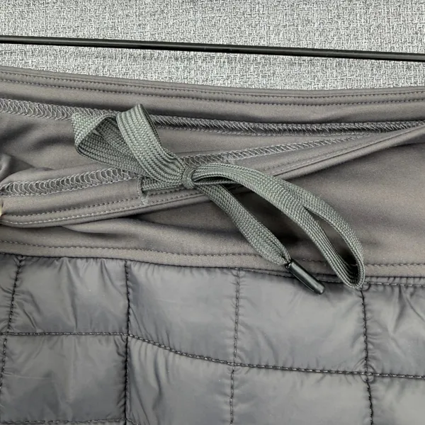 Little Donkey Andy Womens Padded Quilted Insulated Skirt Gray Small Running Golf - Image 5
