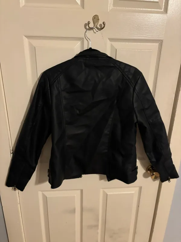 Amazon Black leather jacket - Image 2