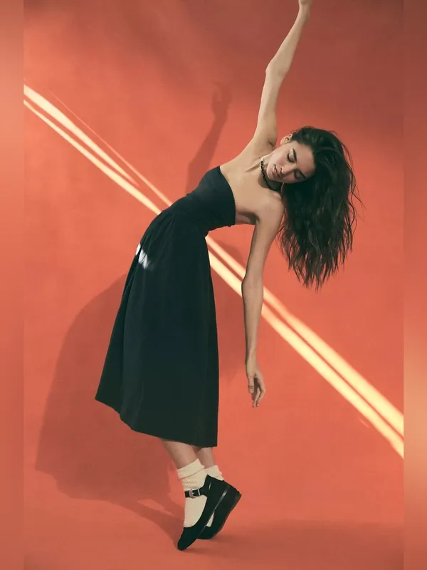 Free people Onda Drop-Waist Tube Midi Dress - Image 4