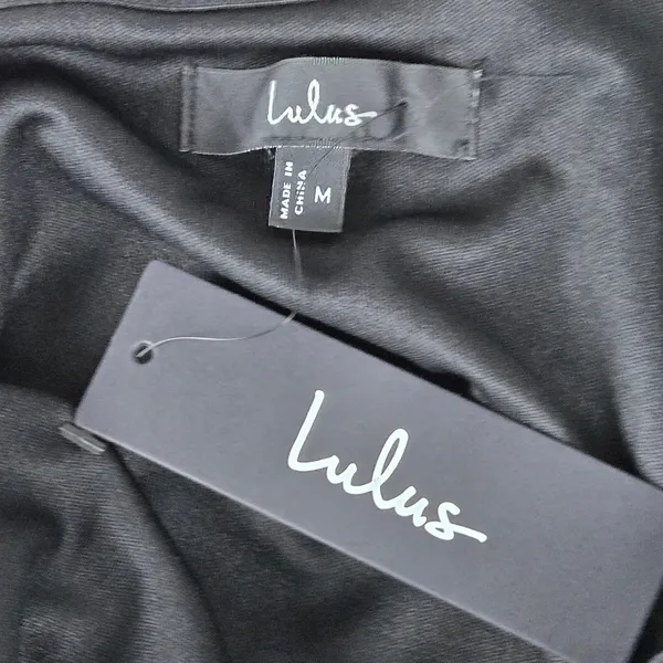 Lulus Rawya Black Strapless Maxi Dress DJ1566 Size M NWT - Image 4