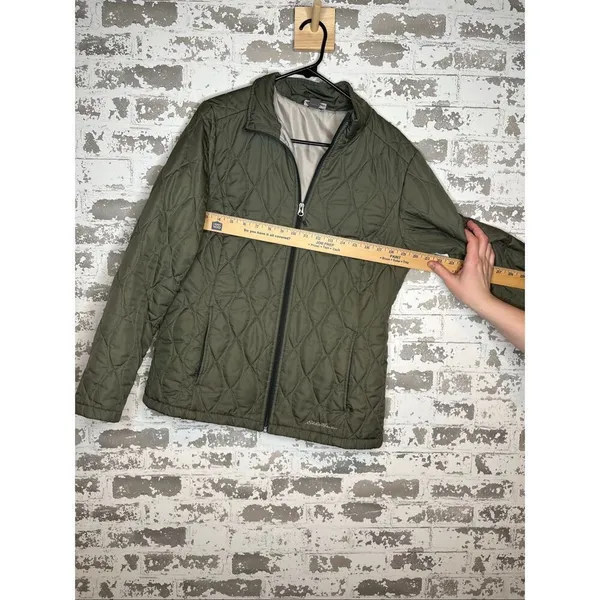 Eddie Bauer | women quilted full zip coat - Image 5
