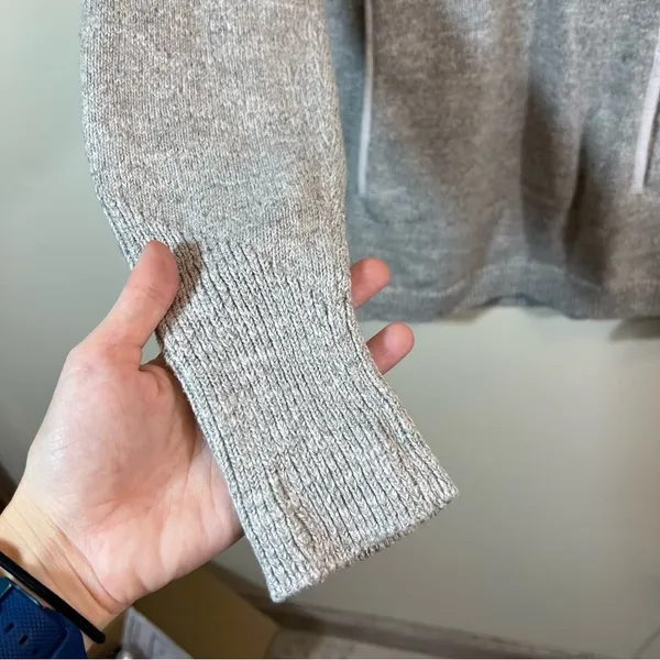 Lululemon Summit Stride Sweater Heathered Core Ultra‎ Light Grey Women’s Medium - Image 9