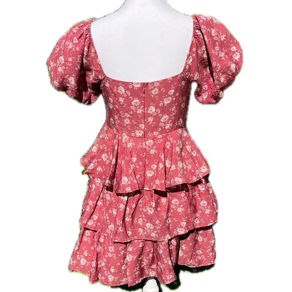 Altar'd State Brynn Floral Tiered Dress Size Medium Nwot - Image 7