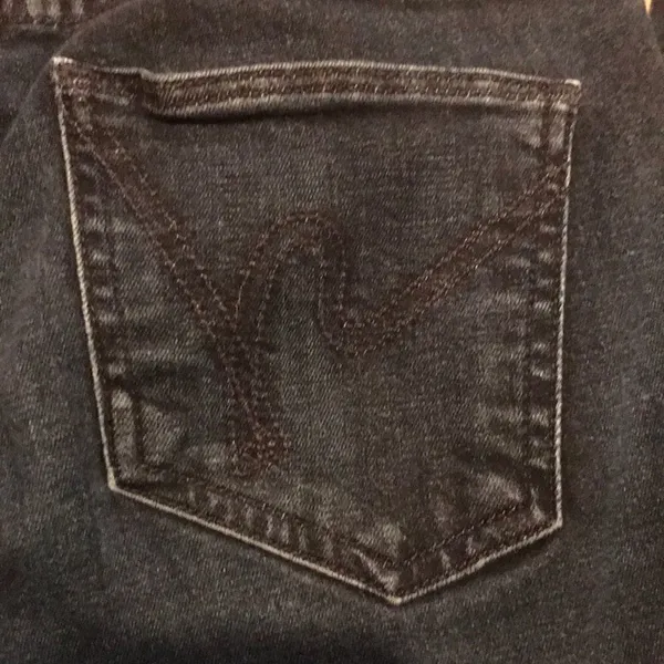 Citizens of Humanity Blue Sleek Classic Dark Wash - Image 4
