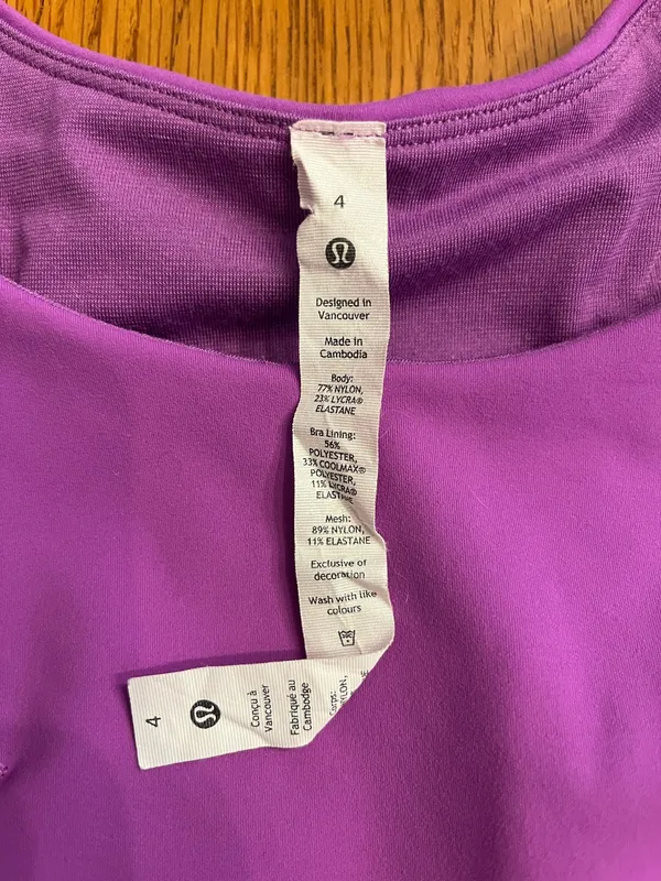 lululemon Purple Workout Tank - Image 2