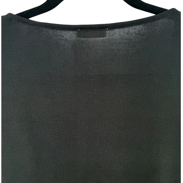 NWT Free People Intimately Black Long Sleeve Deep V-Neck Babydoll Top Size Large - Image 7