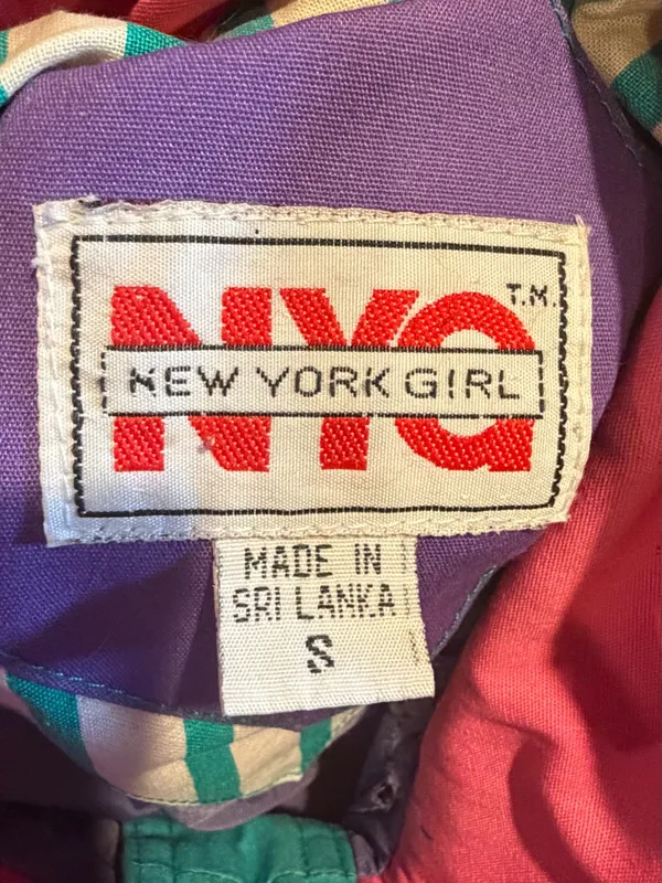 Vintage Purple Jacket with Pink Lining - Image 6