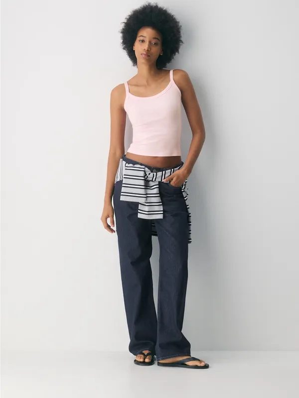 Aritzia Pink HomeStretch Cami Tank - Image 2