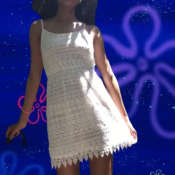 H&M White lace dress - Image 5