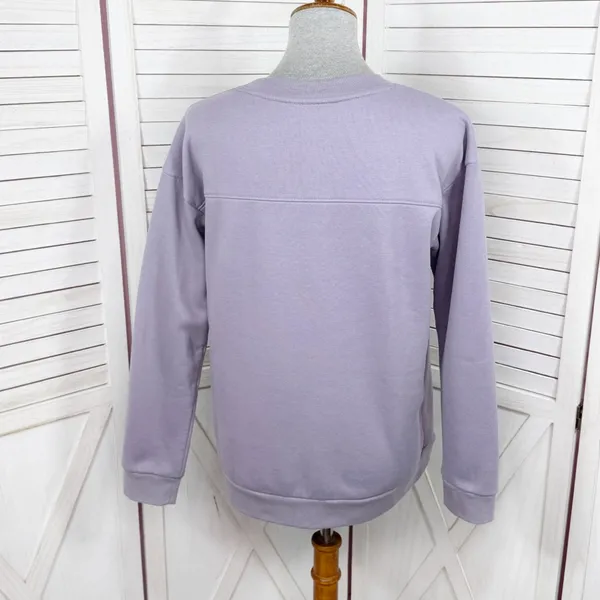 Mondetta Crew‎ Neck Front Pocket Sweatshirt Lavender Purple Medium - Image 4