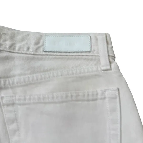 Re/Done Easy Straight Crop Jean Vintage White - Image 7