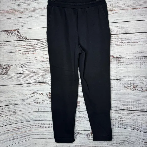 Athleta Cozy Karma Zip Pant Black Joggers Sm - Image 4