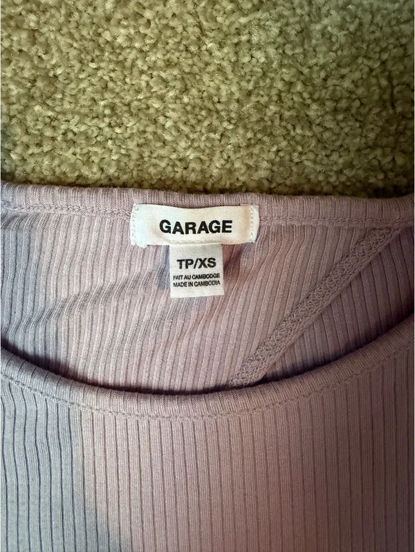 Garage Lavender Tie Back Top - Image 3